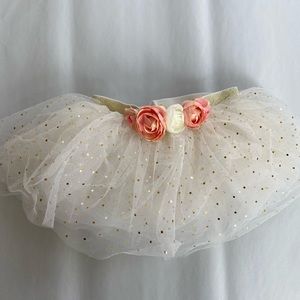 Tutu with faux roses